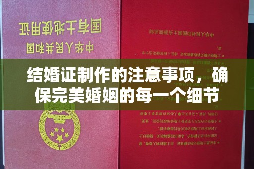 东乡族结婚证制作的注意事项，确保完美婚姻的每一个细节