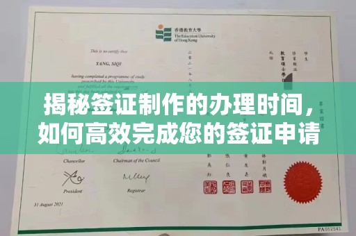 东乡族揭秘签证制作的办理时间，如何高效完成您的签证申请