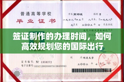 东乡族签证制作的办理时间，如何高效规划您的国际出行