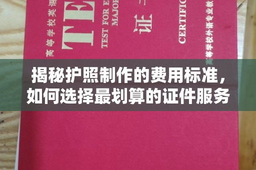 东乡族揭秘护照制作的费用标准，如何选择最划算的证件服务？