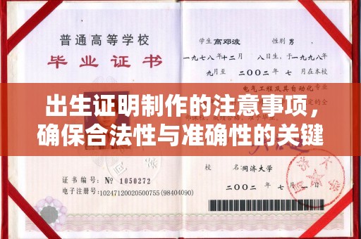 东乡族出生证明制作的注意事项，确保合法性与准确性的关键步骤