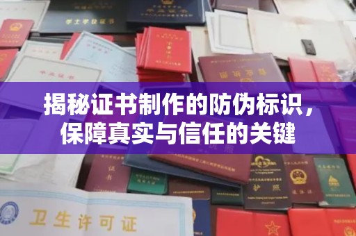 东乡族揭秘证书制作的防伪标识，保障真实与信任的关键